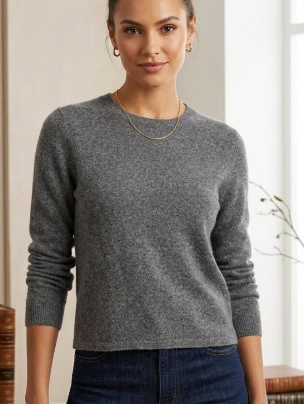 Furla Cashmere Silk Crewneck Sweater